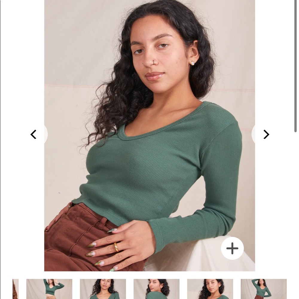 Long sleeve v neck